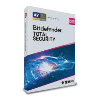【Bitdefender必特】繁中版18個月Total Security 全方位跨平台3台(Windows Mac 跨平台手機防毒)