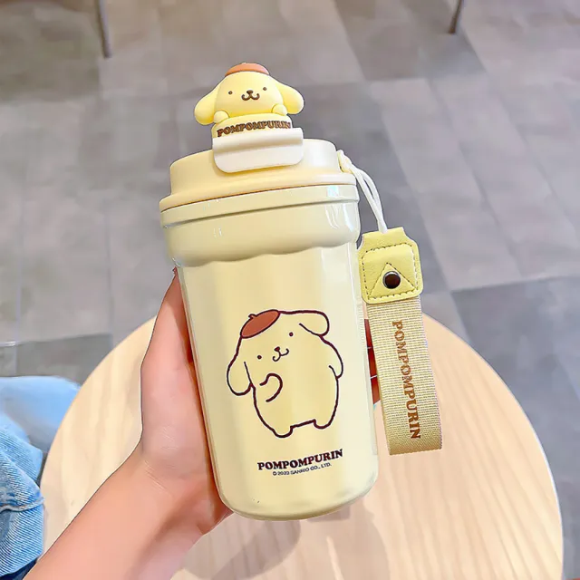 【SANRIO 三麗鷗】316不鏽鋼卡通印花保溫咖啡杯 - 480ml(庫洛米/美樂蒂/大耳狗/布丁狗)