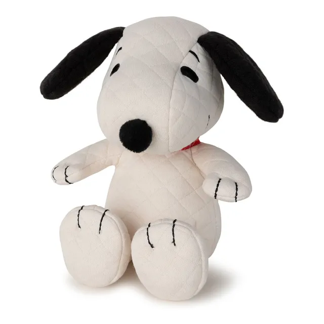 【BON TON TOYS】Snoopy史努比絎縫盒裝填充玩偶-奶油 17cm(玩偶、娃娃、公仔)