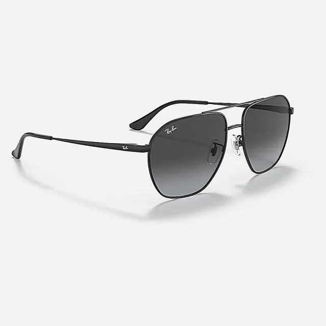 【RayBan 雷朋】將軍款飛官漸層太陽眼鏡(RB3692D-002/8G 60mm 漸層鏡片)