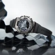【CASIO 卡西歐】G-SHOCK WOMEN 時尚金屬雙顯腕錶 母親節 禮物(GM-S110B-8A)