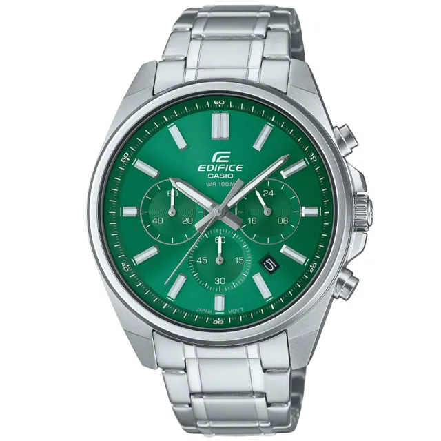 【CASIO 卡西歐】EDIFICE 經典計時運動腕錶 母親節 禮物(EFV-650D-3AV)
