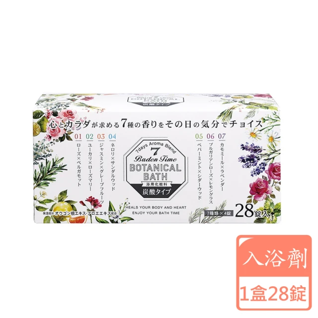 【KIYOU】植物性入浴劑28錠入(1盒7種香/日本原裝進口)