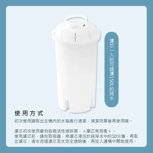 【日本AWSON歐森】瞬熱開飲機專用濾心-有效過濾150L(6入組)