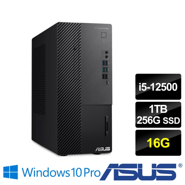 ASUS 華碩ASUS 華碩 i5商用電腦(M700MD/i5-12500/16G/256G SSD+1TB HDD/W10P)