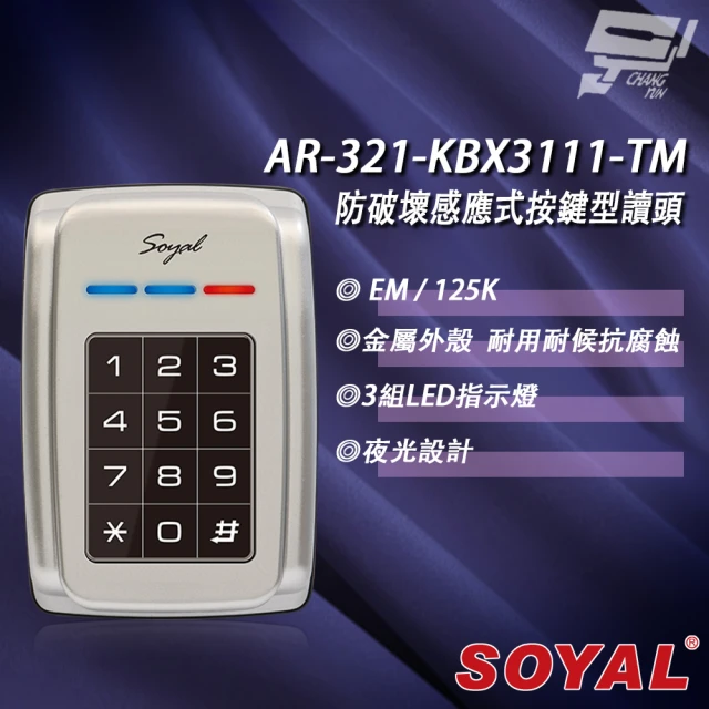 SOYAL AR-723-H E3 Mifare 深灰 感應