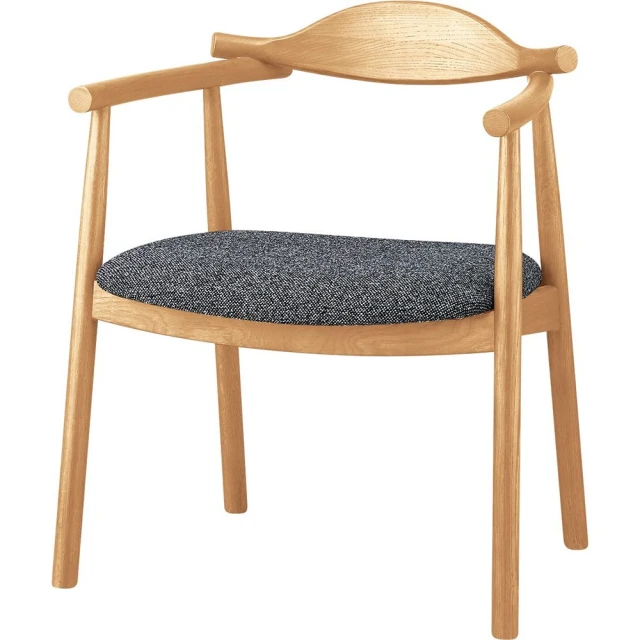 Hampton 漢汀堡 海姆餐椅-深咖(餐椅/皮餐椅/實木椅