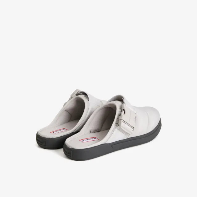 【HUNTER】男鞋-側扣飾空氣穆勒鞋(鐵灰色)