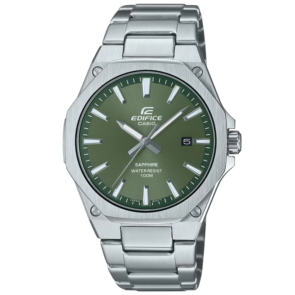 【CASIO 卡西歐】EDIFICE 輕薄設計 八角錶圈 運動腕錶 送禮推薦 禮物(EFR-S108D-3AV)