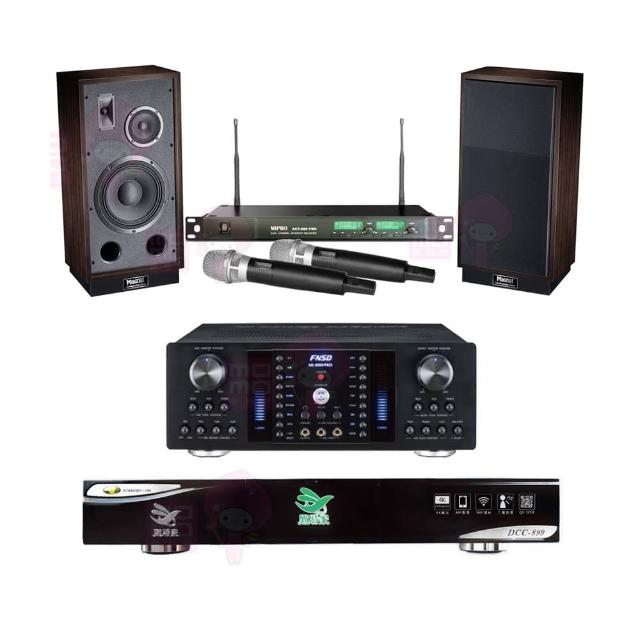 【點將家】DCC-899+FNSD AK-8800 PRO+ACT-869+Transpuls 1000 L/R(點歌機4TB+擴大機+麥克風+喇叭)