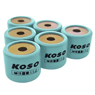 【KOSO】D16x13mm 鈦金剛滾珠、普利珠 一組6顆(DIO/RX 110/JR 100/I-RX 110傳動套件、驅動盤、普利盤)