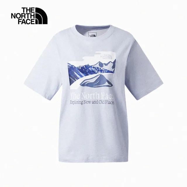 【The North Face 官方旗艦】短袖T-shirt潮流印花系列-純棉/親膚/圓領(多款任選)