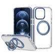 【HongXin】iPhone 15 Pro Max 6.7吋 可360度旋轉磁吸支架防摔手機殼