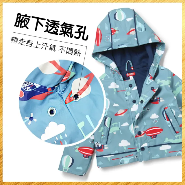【澳洲Penny】兒童多功能外套(保暖防風雨衣 防水外套)
