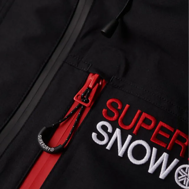 【Superdry】男裝 滑雪外套 保暖 Ski Ultimate Rescue(黑)