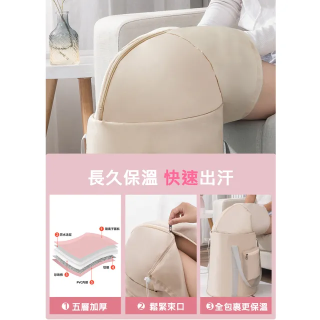 【MEHOME美好家】加高款 及膝折疊蓋泡腳桶/泡腳袋(保溫保暖)
