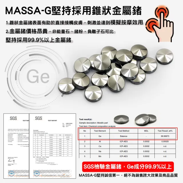 【MASSA-G】玫瑰風華 純鈦能量手環(全金屬鍺16顆)