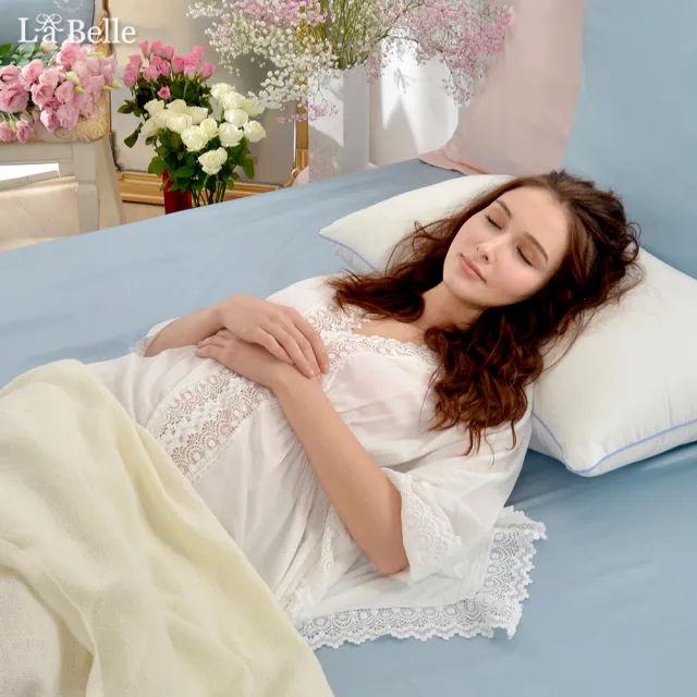 【Great Living 格蕾寢飾】La Belle 抑菌可水洗舒眠羊毛枕