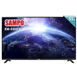 【SAMPO 聲寶】55型 4K低藍光HDR智慧聯網顯示器(EM-55HC620福利品)