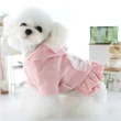 【Lollypop PET】條紋耳裙(秋冬款寵物服飾 貓狗衣服 保暖舒適)