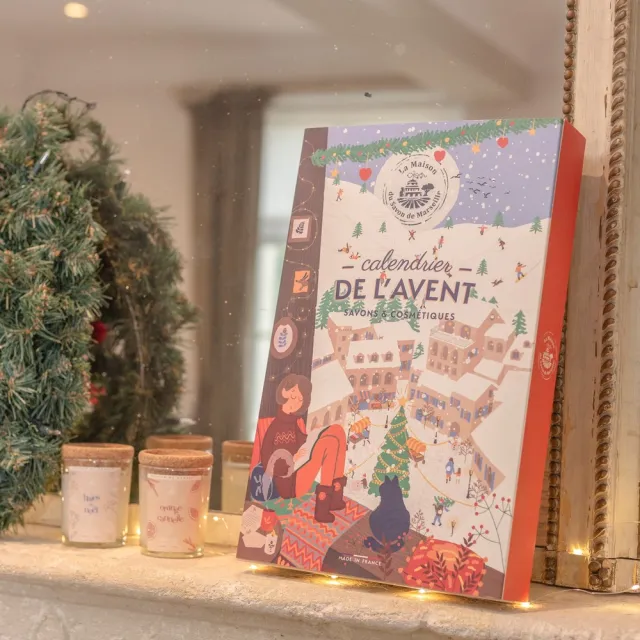 【PURESENCE 樸香氛】法國馬賽皂之家繽紛聖誕倒數月曆