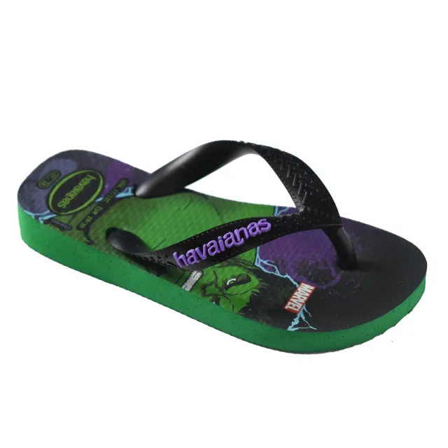 【havaianas 哈瓦仕】KIDS TOP MARVEL II　型號：00270　巴西集品(巴西品牌、巴西拖鞋、人字拖、夾腳拖)