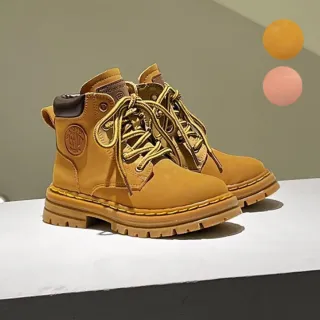 【橘魔法】經典款霧面拉鏈馬汀靴(短靴 中性款 皮靴 靴子 靴 童鞋 男童 女童 兒童 童鞋)