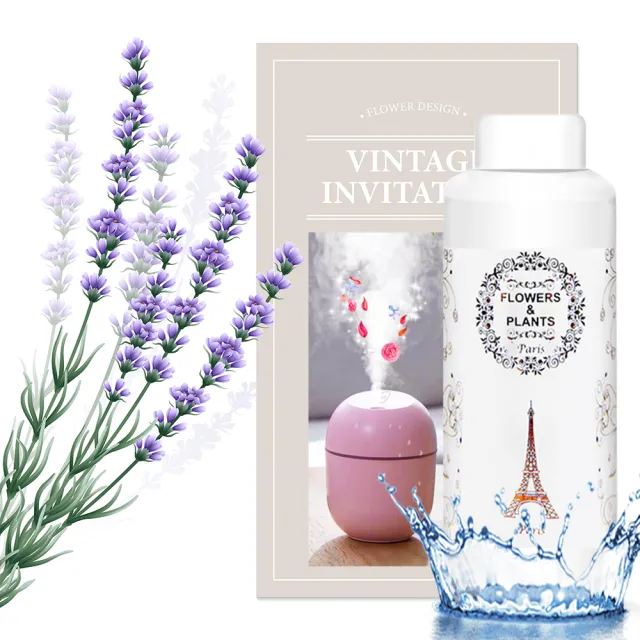 【愛戀花草】英國梨+小蒼蘭-保濕水氧薰香精油 1000ML(加贈水氧機)
