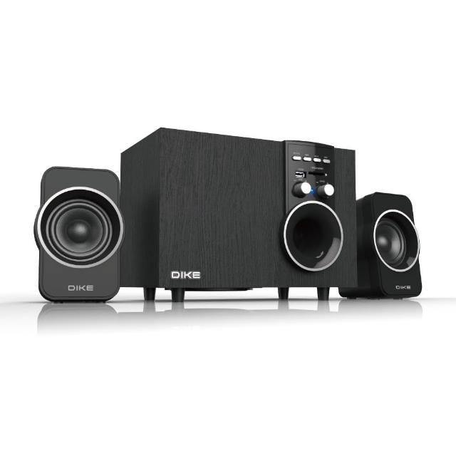 DIKE 多媒體藍牙2.1聲道喇叭(DSM305BK) -