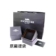 【COACH】官方授權C2 經典時尚黑色米蘭女錶-37mm-贈高級9入首飾盒(CO14504340)