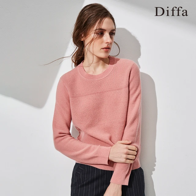 Diffa 喀什米爾羊毛觸感輕奢毛衣-女