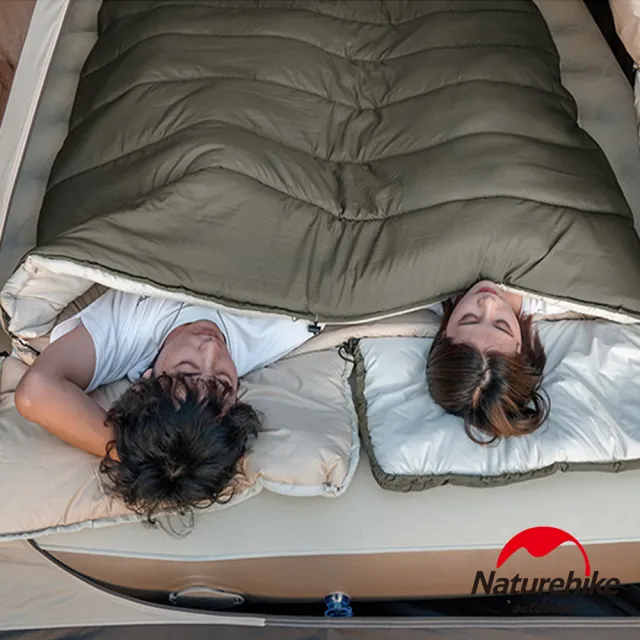 【Naturehike】LD150靈動可機洗拼接帶帽信封睡袋 SD016(台灣總代理公司貨)