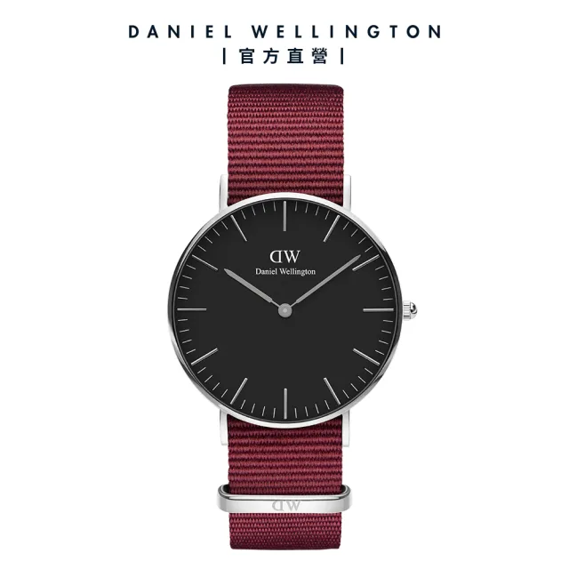 【Daniel Wellington】DW 手錶 精選Classic/Petite系列 36mm 織紋錶(多款任選 DW00100032)