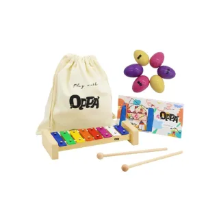 【OPPA】鐵琴彩蛋組／兒童樂器 幼教律動樂器／歡慶兒童節 奧福樂器(美國CPC、台灣SGS 檢驗認證)