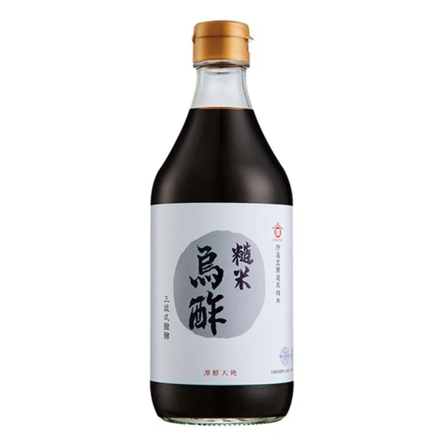 PATCHUN 八珍 黑糯米醋x6瓶組(600ml /瓶;送