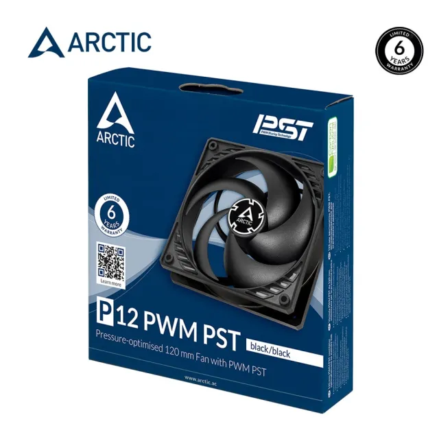 【ARCTIC】P12 PWM PST 12公分聚流控制風扇(聚流技術)