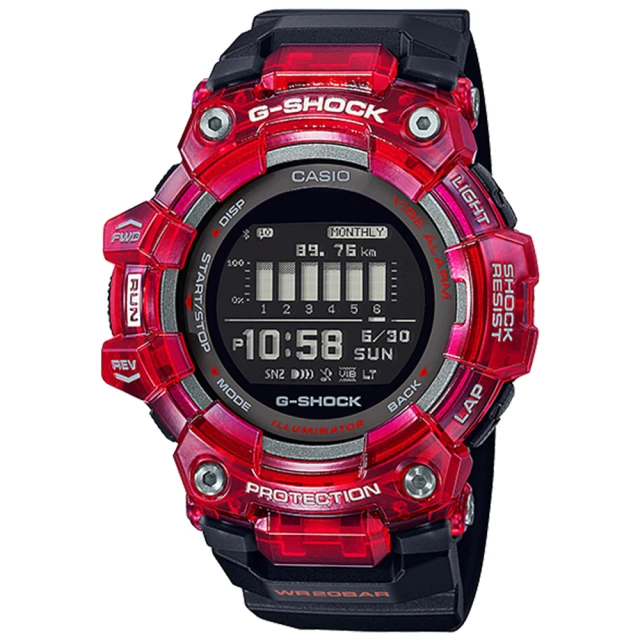 CASIO 卡西歐 G-SHOCK 手機藍牙連線多功能運動錶(GBD-100SM-4A1)