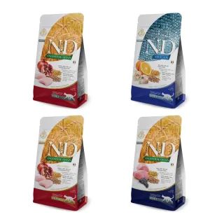 【Farmina 法米納】N&D天然低穀全系列 1.5Kg(貓飼料/貓乾糧/貓糧)