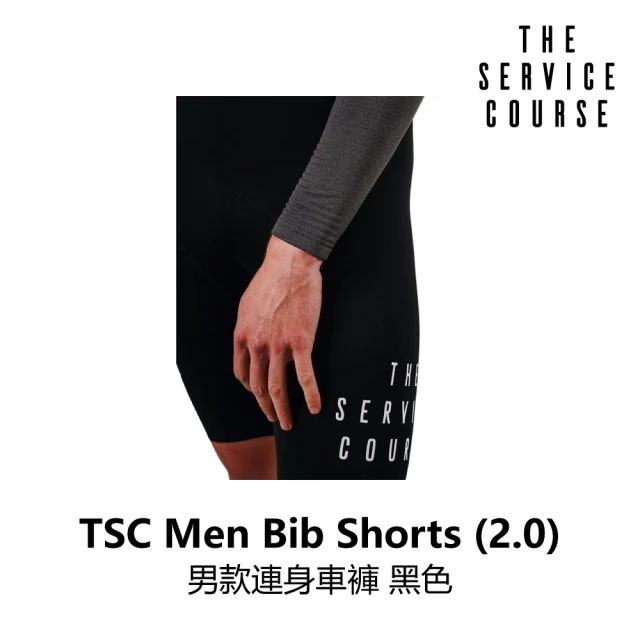 The Service CourseThe Service Course Men Bib Shorts 2.0 男款連身車褲 黑色(B6SC-BBS-BK0XXM)