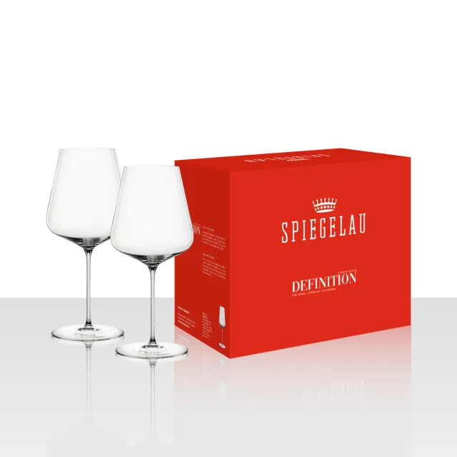 【Spiegelau】歐洲製Definition波爾多紅酒杯/2入禮盒/750ml(仿手工杯高階羽量款)