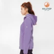 【Hilltop 山頂鳥】保暖刷毛連帽外套 女款 紫｜PH22XF07ECJ0