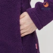 【Hilltop 山頂鳥】保暖刷毛連帽外套 女款 紫 PH22XFZ4ECJ0