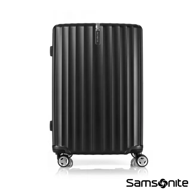 【Samsonite 新秀麗】28吋 ENOW 可擴充PC防盜拉鍊避震輪前掛鉤行李箱(多色可選)