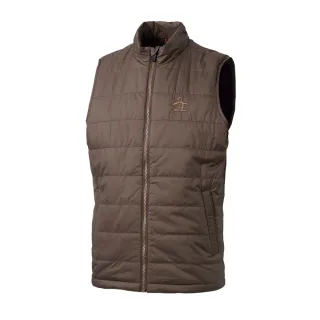 【Munsingwear】企鵝牌 男款卡其色輕量鋪棉背心MGSL6502