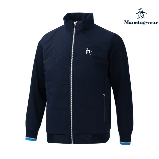 Munsingwear 企鵝牌 男款深藍色輕量鋪棉外套MGSL6602