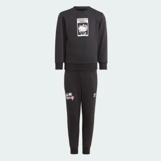 【adidas 愛迪達】HELLO KITTY 運動套裝 長袖/長褲 童裝 - Originals IR6791
