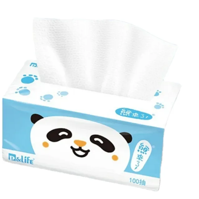 【Ainmax 艾買氏】台灣製造 熊來了衛生紙 抽取式衛生紙(100抽 10包 再送1入有線手機自拍棒)