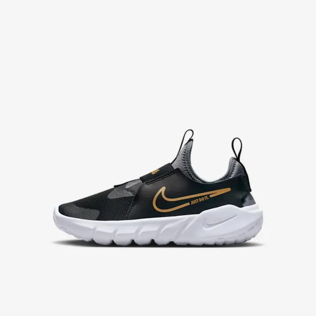 【NIKE 耐吉】FLEX RUNNER 2 PSV 運動鞋 童鞋 中童 襪套式 黑(DJ6040-007 ∞)