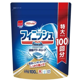 【日本finish】洗碗機專用洗碗錠 酵素除菌100錠(日本進口平輸品)