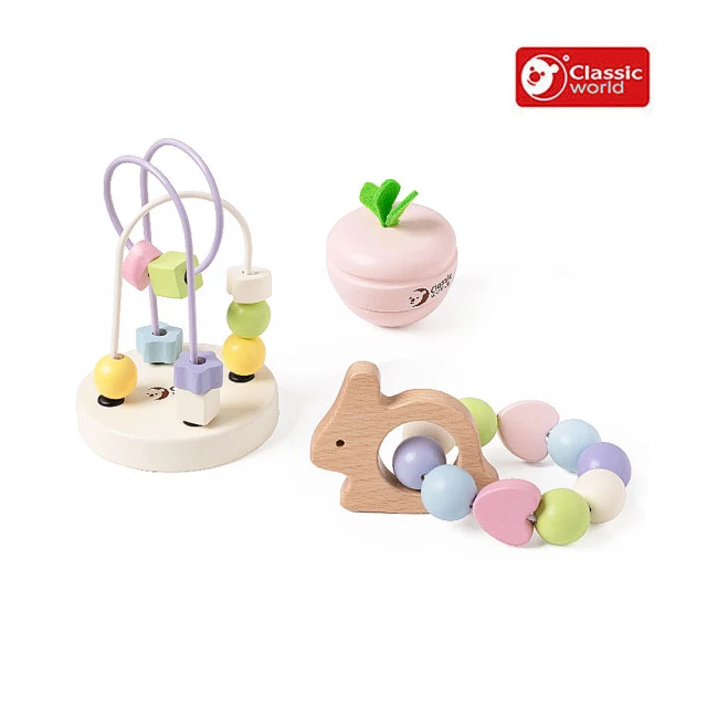 日本OP mini 有機棉嬰兒手搖鈴/安撫玩具 綿羊(新生兒